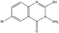 3-amino-6-bromo-2-mercaptoquinazolin-4(3H)-one Structure