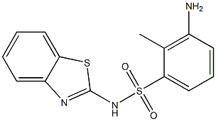 3-amino-N-(1,3-benzothiazol-2-yl)-2-methylbenzene-1-sulfonamide|