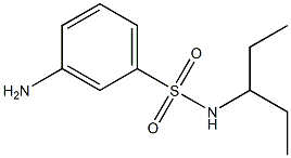 3-amino-N-(1-ethylpropyl)benzenesulfonamide