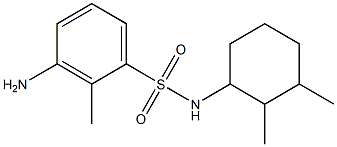  3-amino-N-(2,3-dimethylcyclohexyl)-2-methylbenzene-1-sulfonamide