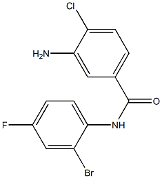 3-amino-N-(2-bromo-4-fluorophenyl)-4-chlorobenzamide
