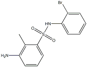 3-amino-N-(2-bromophenyl)-2-methylbenzene-1-sulfonamide