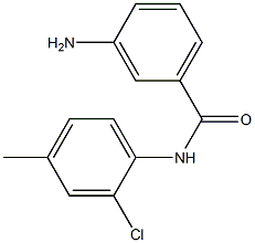 3-amino-N-(2-chloro-4-methylphenyl)benzamide Structure