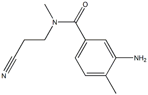 3-amino-N-(2-cyanoethyl)-N,4-dimethylbenzamide|