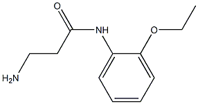 3-amino-N-(2-ethoxyphenyl)propanamide Structure