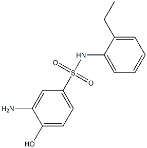 3-amino-N-(2-ethylphenyl)-4-hydroxybenzene-1-sulfonamide