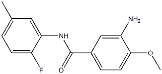 3-amino-N-(2-fluoro-5-methylphenyl)-4-methoxybenzamide