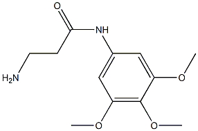 3-amino-N-(3,4,5-trimethoxyphenyl)propanamide