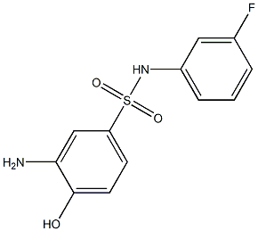 3-amino-N-(3-fluorophenyl)-4-hydroxybenzene-1-sulfonamide