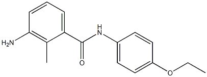 3-amino-N-(4-ethoxyphenyl)-2-methylbenzamide Structure
