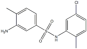 3-amino-N-(5-chloro-2-methylphenyl)-4-methylbenzene-1-sulfonamide Structure