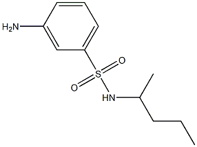 3-amino-N-(pentan-2-yl)benzene-1-sulfonamide Structure