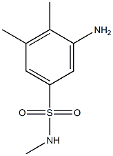 3-amino-N,4,5-trimethylbenzene-1-sulfonamide Structure