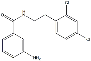 3-amino-N-[2-(2,4-dichlorophenyl)ethyl]benzamide|
