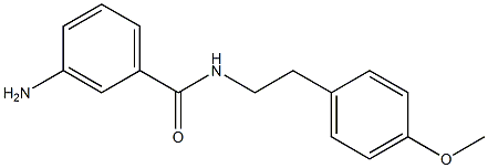  3-amino-N-[2-(4-methoxyphenyl)ethyl]benzamide