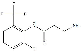  3-amino-N-[2-chloro-6-(trifluoromethyl)phenyl]propanamide