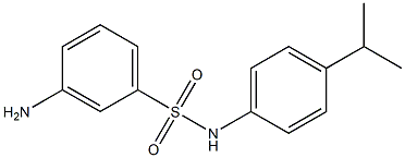 3-amino-N-[4-(propan-2-yl)phenyl]benzene-1-sulfonamide