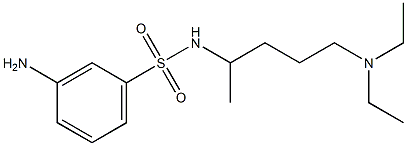 3-amino-N-[5-(diethylamino)pentan-2-yl]benzene-1-sulfonamide