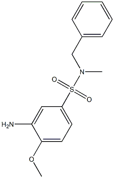  3-amino-N-benzyl-4-methoxy-N-methylbenzene-1-sulfonamide