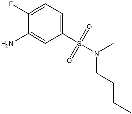 3-amino-N-butyl-4-fluoro-N-methylbenzene-1-sulfonamide