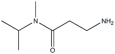 3-amino-N-isopropyl-N-methylpropanamide Struktur