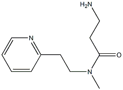 3-amino-N-methyl-N-[2-(pyridin-2-yl)ethyl]propanamide