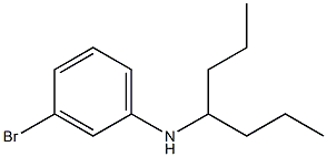3-bromo-N-(heptan-4-yl)aniline Struktur