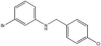 3-bromo-N-[(4-chlorophenyl)methyl]aniline