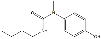 3-butyl-1-(4-hydroxyphenyl)-1-methylurea 结构式