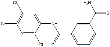 3-carbamothioyl-N-(2,4,5-trichlorophenyl)benzamide|