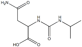 3-carbamoyl-2-[(propan-2-ylcarbamoyl)amino]propanoic acid,,结构式