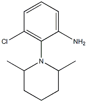 3-chloro-2-(2,6-dimethylpiperidin-1-yl)aniline Structure