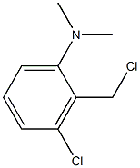 3-chloro-2-(chloromethyl)-N,N-dimethylaniline Struktur
