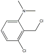 3-chloro-2-(chloromethyl)-N,N-dimethylaniline 结构式