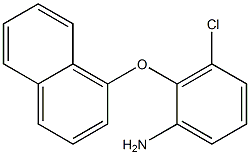 3-chloro-2-(naphthalen-1-yloxy)aniline|