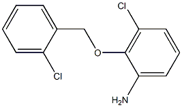  3-chloro-2-[(2-chlorophenyl)methoxy]aniline