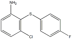  3-chloro-2-[(4-fluorophenyl)sulfanyl]aniline