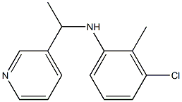 3-chloro-2-methyl-N-[1-(pyridin-3-yl)ethyl]aniline