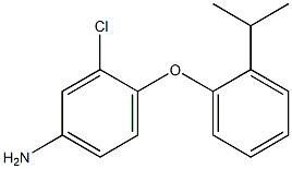 3-chloro-4-[2-(propan-2-yl)phenoxy]aniline Struktur