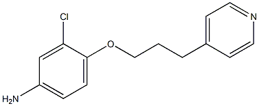 3-chloro-4-[3-(pyridin-4-yl)propoxy]aniline