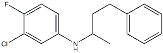  3-chloro-4-fluoro-N-(4-phenylbutan-2-yl)aniline