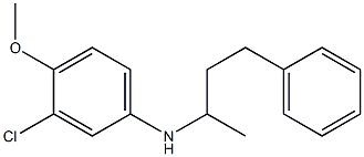 3-chloro-4-methoxy-N-(4-phenylbutan-2-yl)aniline