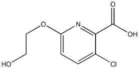  3-chloro-6-(2-hydroxyethoxy)pyridine-2-carboxylic acid