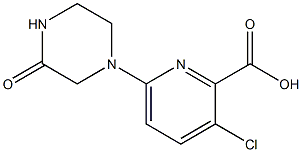 3-chloro-6-(3-oxopiperazin-1-yl)pyridine-2-carboxylic acid