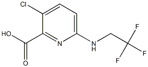 3-chloro-6-[(2,2,2-trifluoroethyl)amino]pyridine-2-carboxylic acid