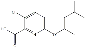  3-chloro-6-[(4-methylpentan-2-yl)oxy]pyridine-2-carboxylic acid