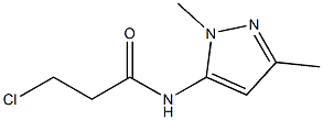 3-chloro-N-(1,3-dimethyl-1H-pyrazol-5-yl)propanamide