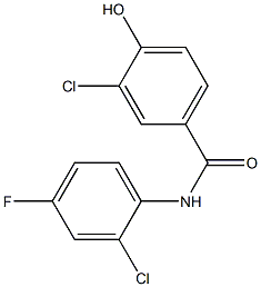3-chloro-N-(2-chloro-4-fluorophenyl)-4-hydroxybenzamide