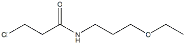 3-chloro-N-(3-ethoxypropyl)propanamide