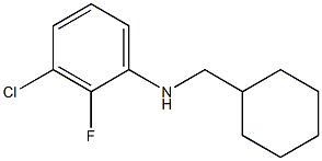 3-chloro-N-(cyclohexylmethyl)-2-fluoroaniline|